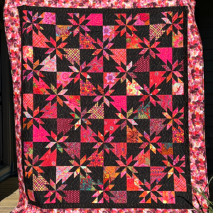 Hunter's Star Quilt in Kaffe Fassett fabrics